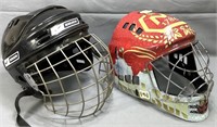 Vintage Hockey Helmets See Photos for Details