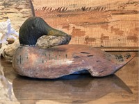Early Antique Carved Working Decoy
