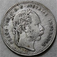 Austria 20 Kreuzer 1870