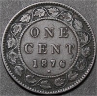 Canada Large Cent 1876H