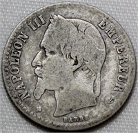 France 50 Centimes 1867BB