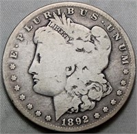 USA Morgan Dollar 1892-S