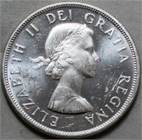 Canada Silver Dollar 1961 Uncirculated