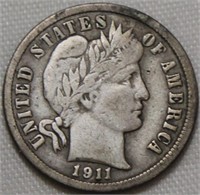 USA Barber Dime 1911