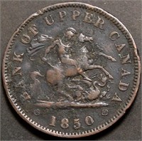 Canada PC-6A1 Bank of Upper Cda 1850 Penny Token B