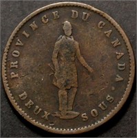 Canada PC-4 Quebec Bank 1852 Penny Token Br528