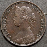 Great Britain Victoria Half Penny 1862