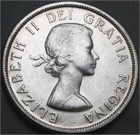 Canada Silver Dollar 1957 uncirculated