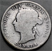 Canada 25 Cents 1890H