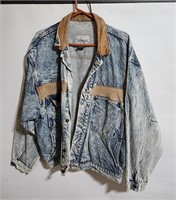 VINTAGE MENS HUK A POO DENIM STYLE JACKET XL