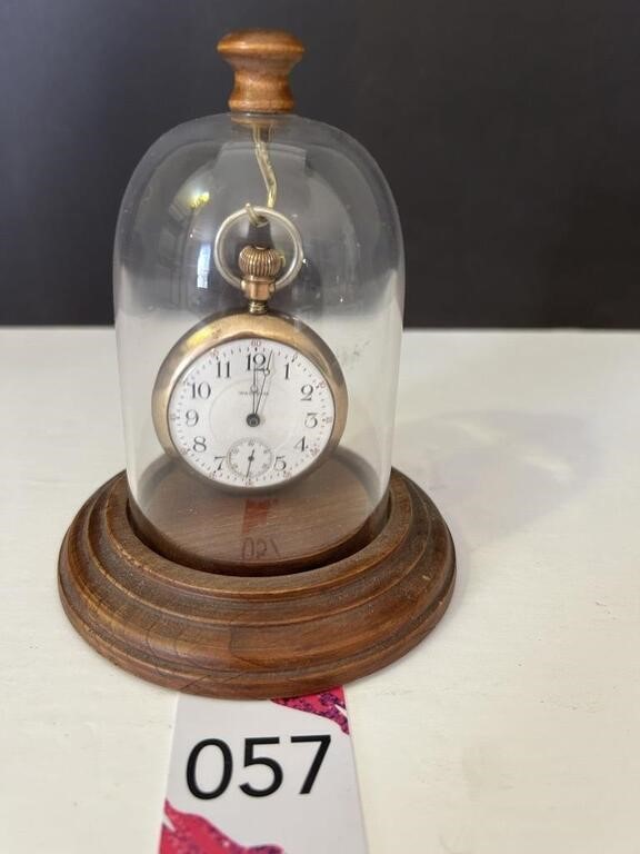 Waltham Pocketwatch with Dome & Display