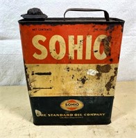 1930s SOHIO Oil can - 1 gallon