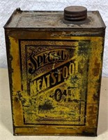 1900s Mansfield, OH Neats Foot Oil can