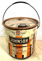 1940s JOHNSON 5 GAL. Gear Lube Can
