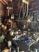 Work bench and wall contents 
Excluding Vise
