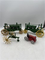 4- Collector cast-iron tractors