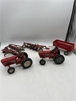 5-International Toy Tractors & Implements