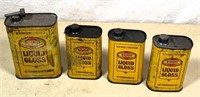 4pcs- SOHIO liquid Gloss cans