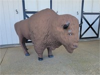 Composite Buffalo Statue