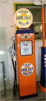 GULF "That good Gulf Gasoline" Advertising Pump