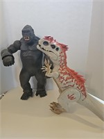 King kong Toy and indominus Rex from jurassic