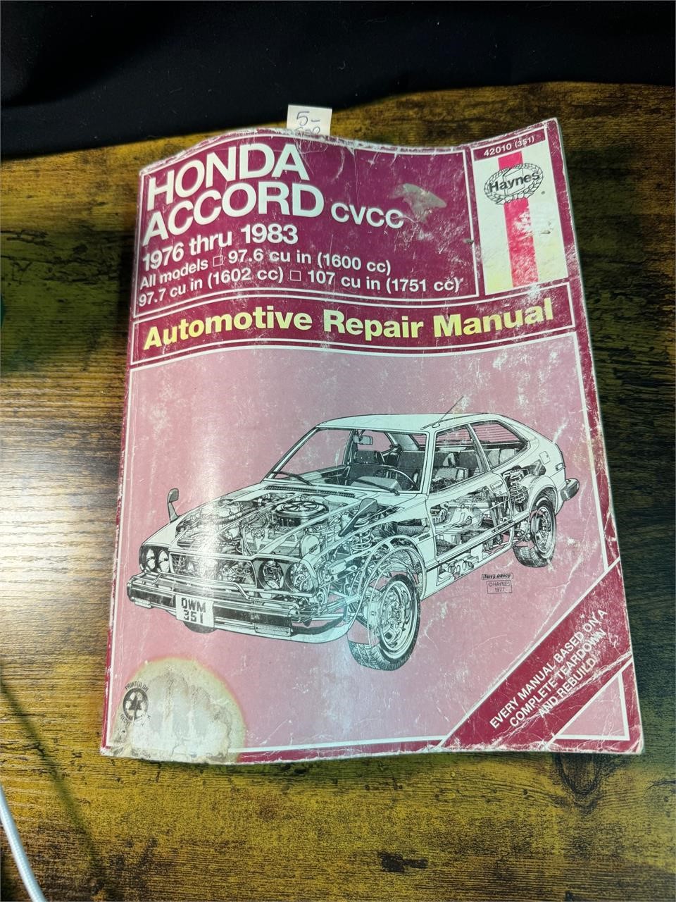 HONDA ACCORD HAYNES SERVICE MANUAL