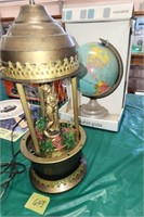 Illuminated Globe, Oil Lamp,