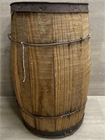 19" Wood Barrel Crate
