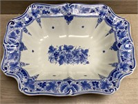 Hand Painted Delft Platter Dish