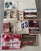 55 Chevy fender cover, Plus other items