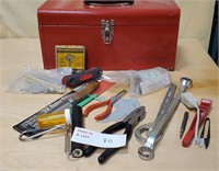 Red Tool Box With Contents