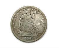 1842-O Seated Liberty Half Dollar