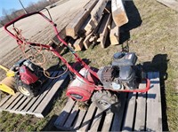 Earthquake rear tine rototiller