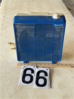 Blue small box fan 11” X 11”