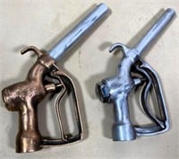 2pcs- 1950s GAS pump nozzles