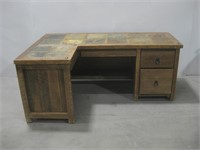 4'x 6'x 30" Wood Desk W/Tile Top See Info