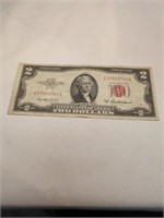 1953A Two Dollar Red Seal