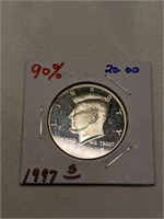 1997 S 90% Silver Kennedy Half Dollar