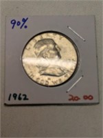 1962 Franklin Half Dollar