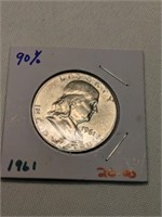 1961 D Franklin Half Dollar