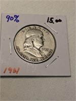 1951  Franklin Half Dollar