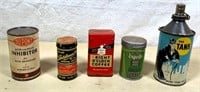 antique tins, bank & more