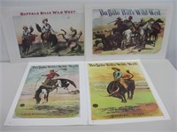 Four Buffalo Bill Wild West Posters See Info