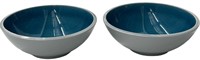 Teal Threshold bowls