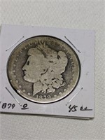 1879 O Morgan Silver Dollar