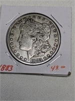 1883 Morgan Silver Dollar