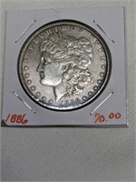 1886 Morgan Silver Dollar