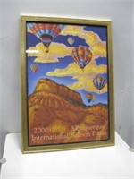 2000 Balloon Fiesta Framed Poster 1458/25 See Info