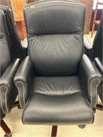 (2) Leather Conference Chairs