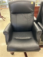 (2) Leather Conference Chairs